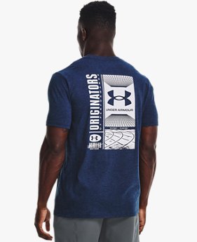 UAショートスリーブ Tシャツ シンボル バーコード（トレーニング/MEN）
